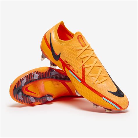 Custom Multi-Ground Soccer Cleats. . Orange nike cleats